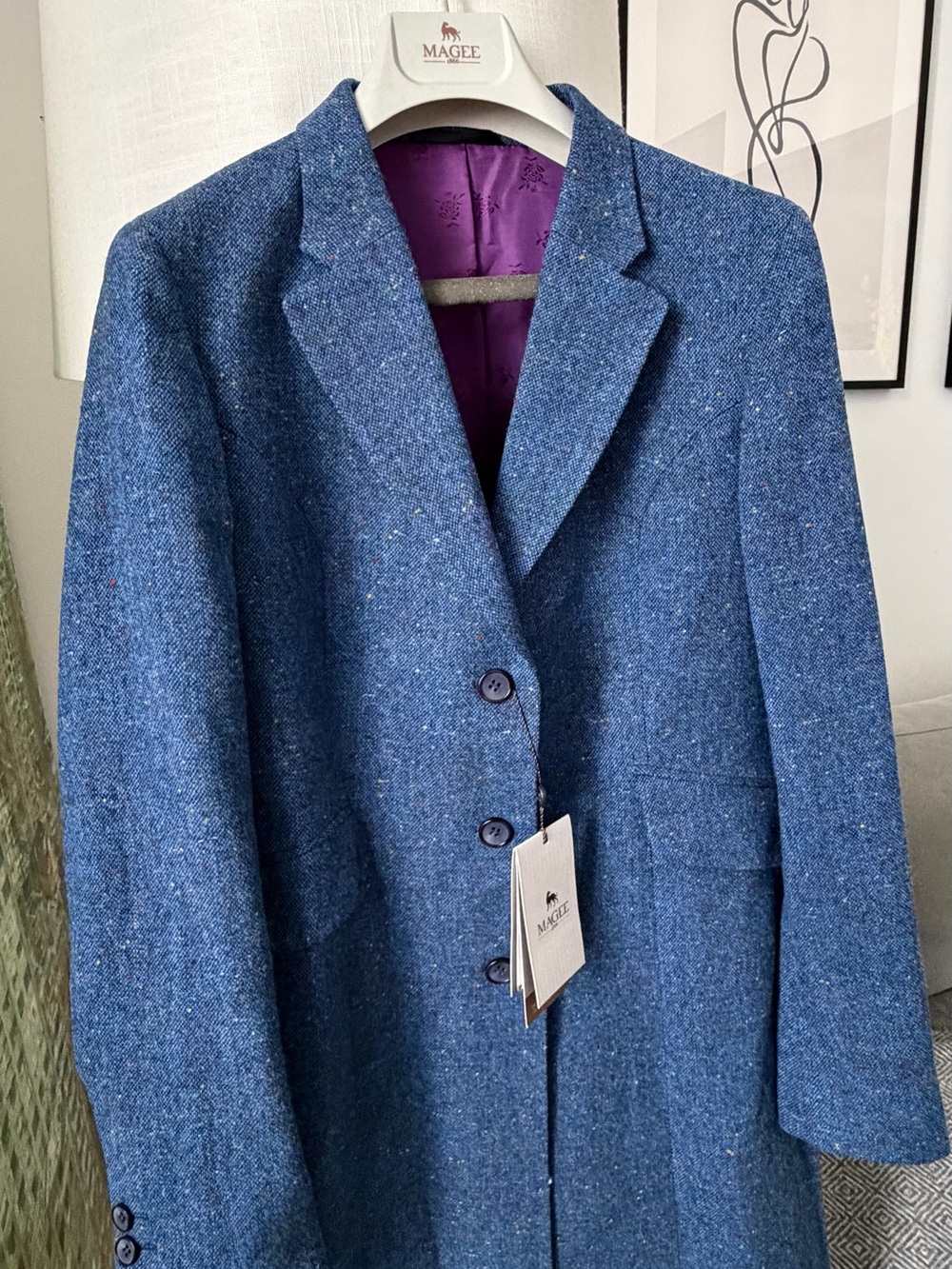 Magee 1866 Grace Donegal Tweed Coat - New